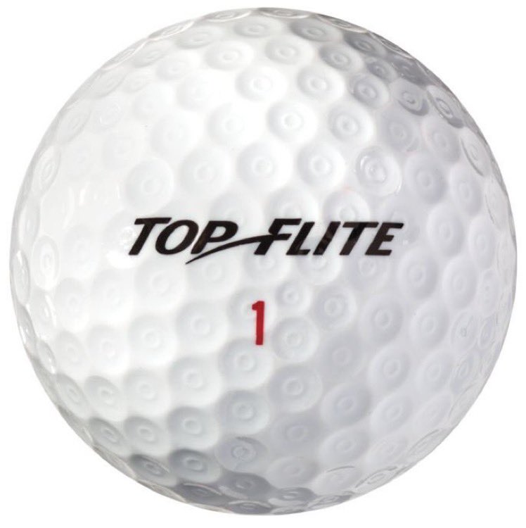 Super70sSports's tweet photo. Perhaps no golf ball has ever said “I just bought this at Walmart and am about to shoot a 113 today” better than this motherfucker. https://t.co/ZMPp1H0L9f