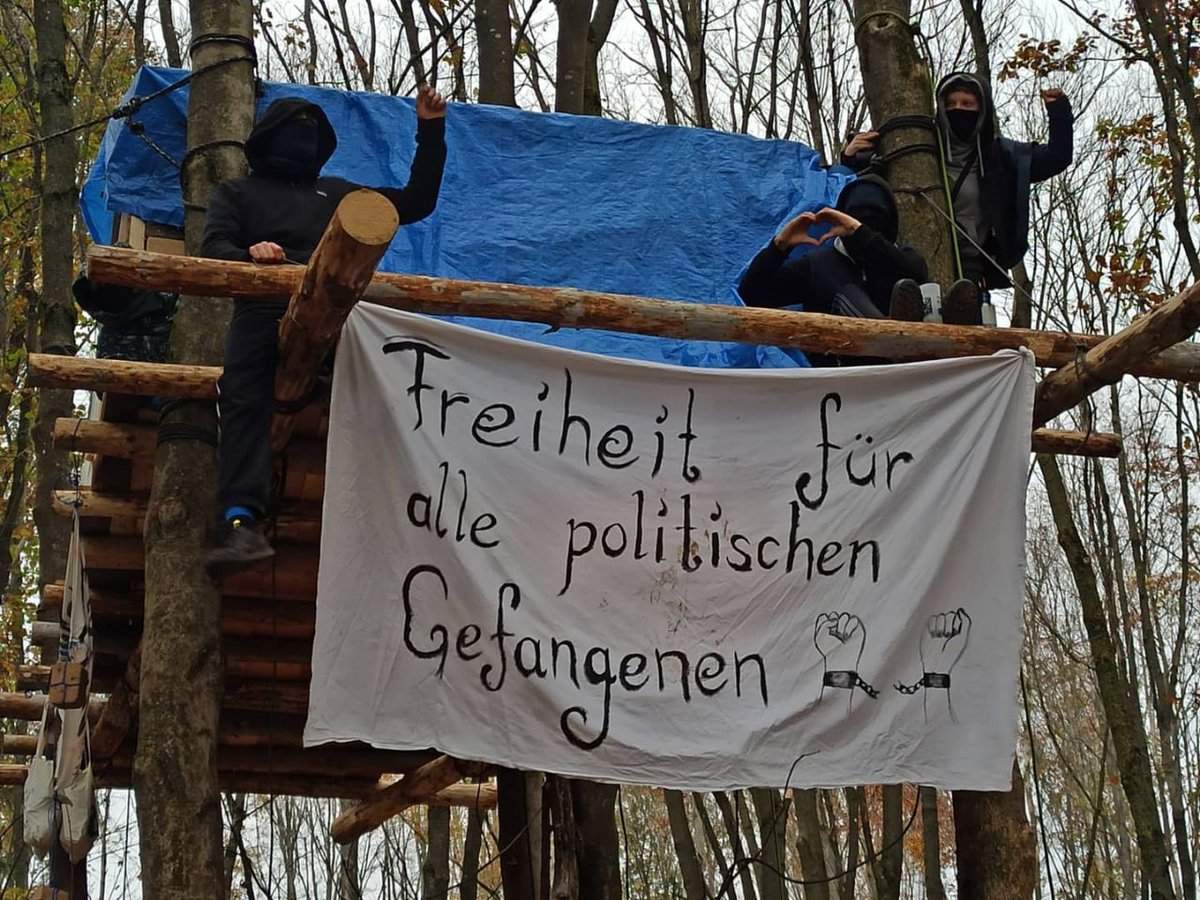 xr_marburg's tweet photo. Wald statt Asphalt Camp Dannenrod. Mit einer sozial-ökologischen Verkehrswende können wir es schaffen.  Jetzt Zukünftigen Generationen eine #Chance. 
#Dannibleibt 
#Wirbleiben 
#Alle Katzen sind wunderschön 😉✊ ♡ https://t.co/nRzw9x0Ef3