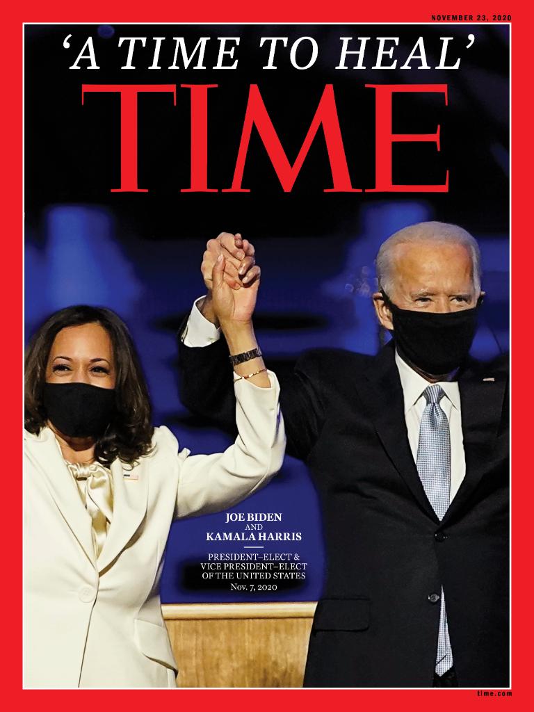 TIME's tweet image. TIME's commemorative cover: “A time to heal” ti.me/38ChaPm