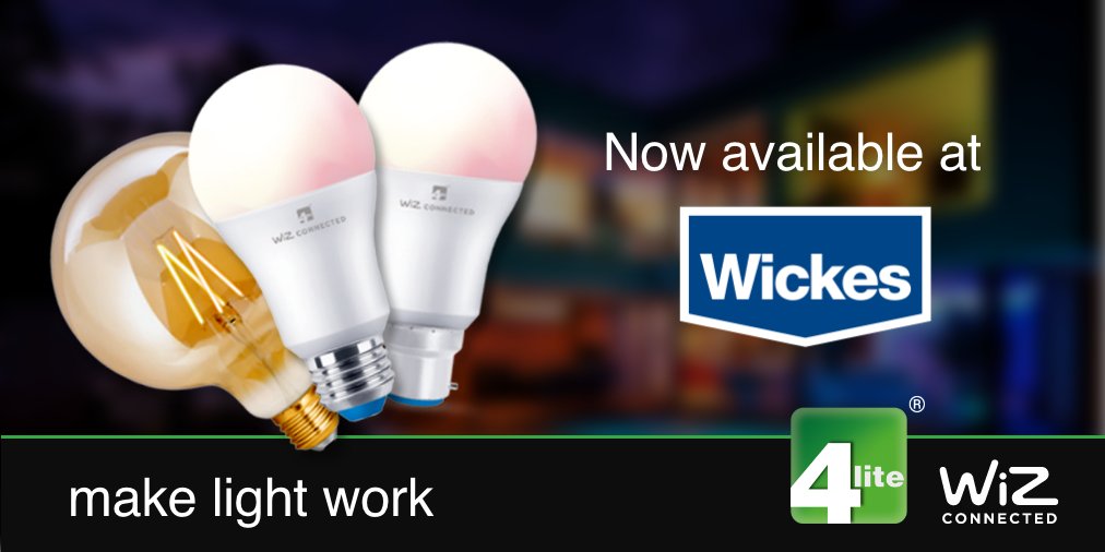 4liteuk's tweet photo. It's official, you can buy @4liteuk smart lights from @Wickes ! With a wide lighting range available for inside and out, take a look online today https://t.co/vz318wiR20
#SmartLighting #MakeLightWork #SmartHome #SmartTechnology https://t.co/jYtt20ebCP