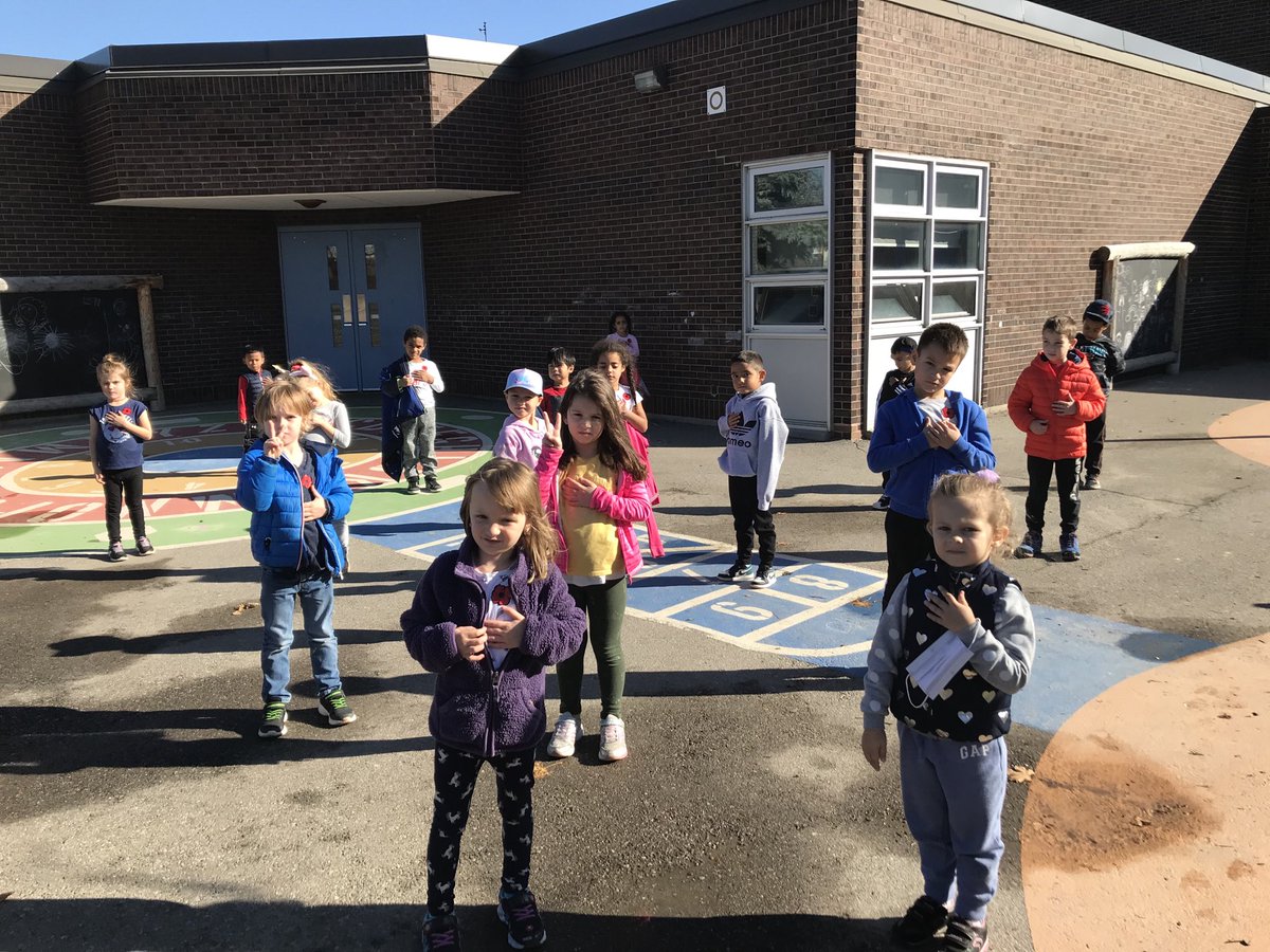Yesterday we talked a lot about Remembrance Day. We made poppies and then we showed our respect with a hand on our hearts.