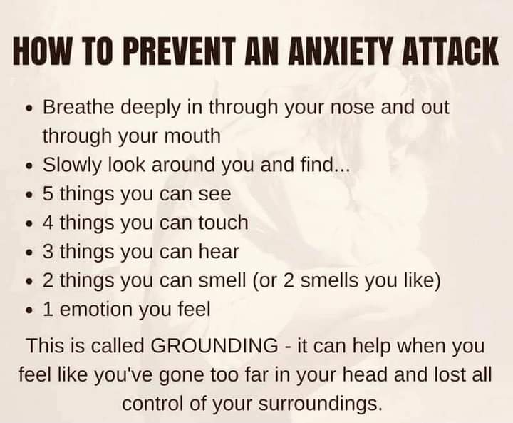 comm3724's tweet photo. How to cope with an anxiety attack 👇 https://t.co/NvKRrvm14i
