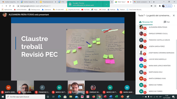 Taula 7 de Gestió del coneixement als centres educatius de la Jornada de Qualitat del #pqimc 
<a href="/pqimc/">Projecte de Qualitat i Millora Contínua #FP+</a>
Moltes gràcies a l'@InsBonanova , <a href="/insbrugulat/">Institut Brugulat</a> i <a href="/boscdelacoma/">INS Bosc de la Coma</a> per les bones pràctiques presentades a la taula 7. 
Han estat molt interessant!!