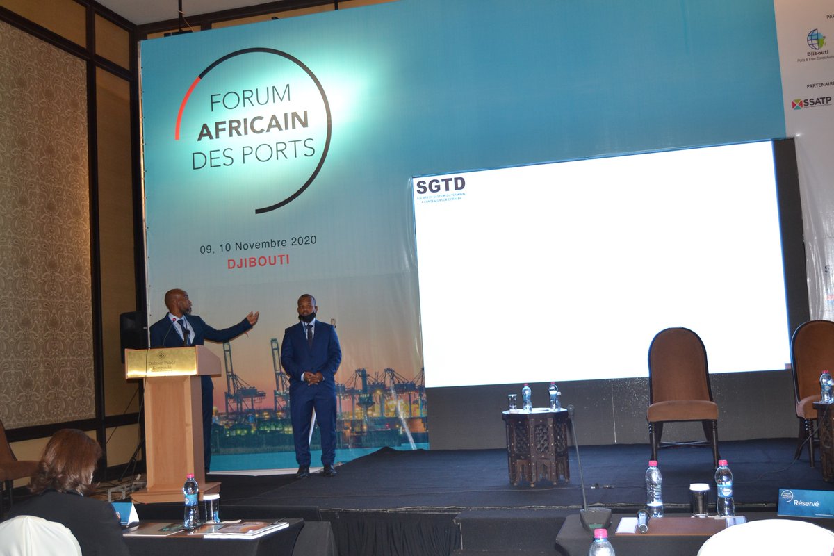 sgtdjiboutiport's tweet photo. We took part in the #Forum_Africain_des_Ports at Djibouti. Day1 #FAP2020 #Djibouti #Africa #Ports #Collaboration https://t.co/qHL7NDir60