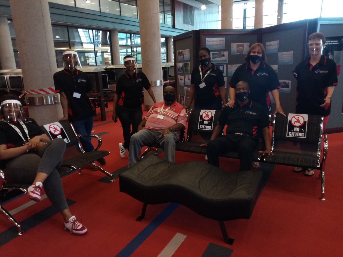 NLSA1's tweet photo. NLSA Month: Information Access
Meet our friendly and efficient PTA campus Reference room staff, ready and willing to be of great assistance to you!
Our PTA campus is located on the corner of Struben and Thabo Sehume Street, Pretoria Central!
We hope to see you soon!

#NLSAMonth https://t.co/oKDXlWFbxJ