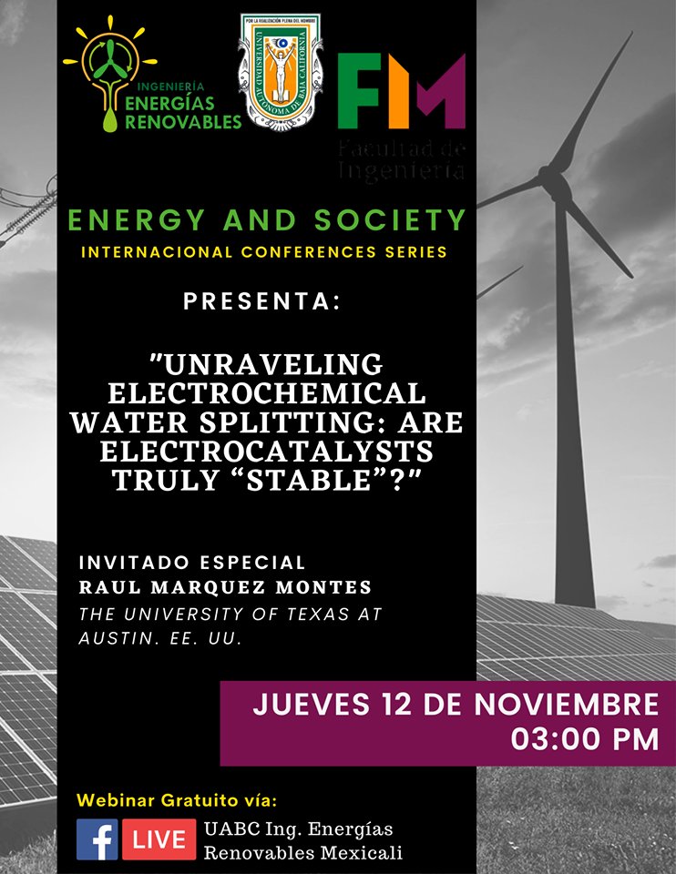 conacytsener's tweet photo. La segunda conferencia del Webinar "Energy and Society" de @UABC_oficial  a través de su Facultad de Ingeniería es el día de hoy. Pueden verlo de forma gratuita a través de su página de Facebook, 3 pm hora local de Mexicali #JuevesConCiencia
https://t.co/rCH6RwVIXH https://t.co/Y6dxmIr8WX