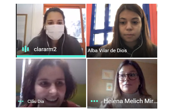 Aitana45790213's tweet photo. Avui a @BlanquernaFPCEE hem tingut els testimonis de les mestres internacionals Clara Ramírez, Helena Mèlich, Alba Vilar i Clàudia Peri que ens has explicat mitjançant la seva experiència què vol dir ser mestre en un context internacional.
#setmanaedu https://t.co/YpvDhZBllO