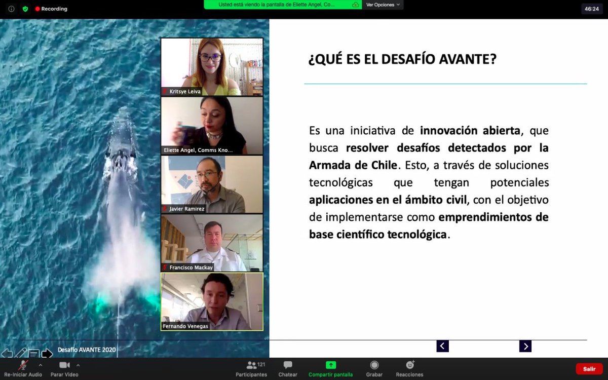 eoman's tweet image. Gracias a quienes participaron ayer de nuestro webinar sobre el #DesafioAvante de la @Armada_Chile. El próximo 18 y 19 realizaremos 4 nuevos eventos informativos, cada uno de éstos dedicado a 1 desafío de la convocatoria. 
Más información aquí knowhub.cl/2020/10/27/par… 
#DualTech