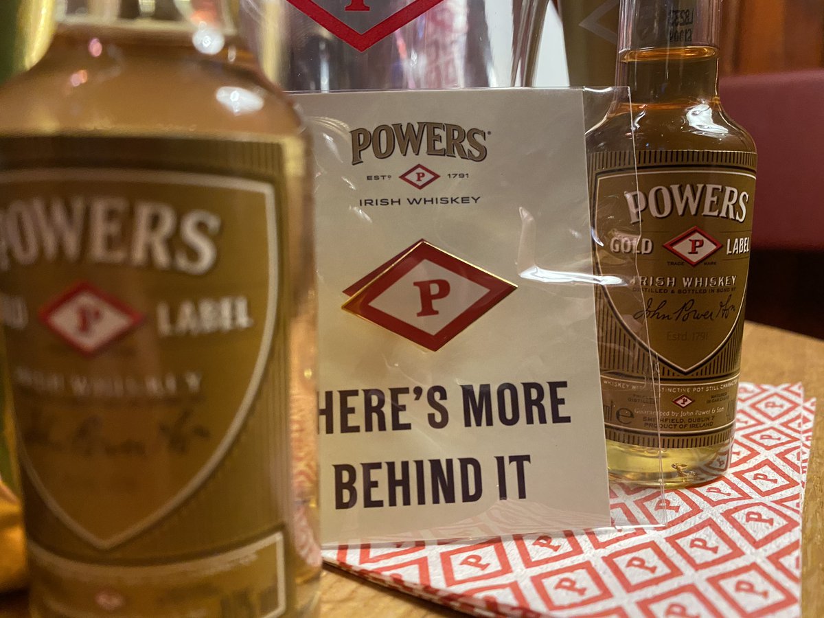 Growing up in our house at this time of the year there was always a bottle of powers in the press waiting for visitors.