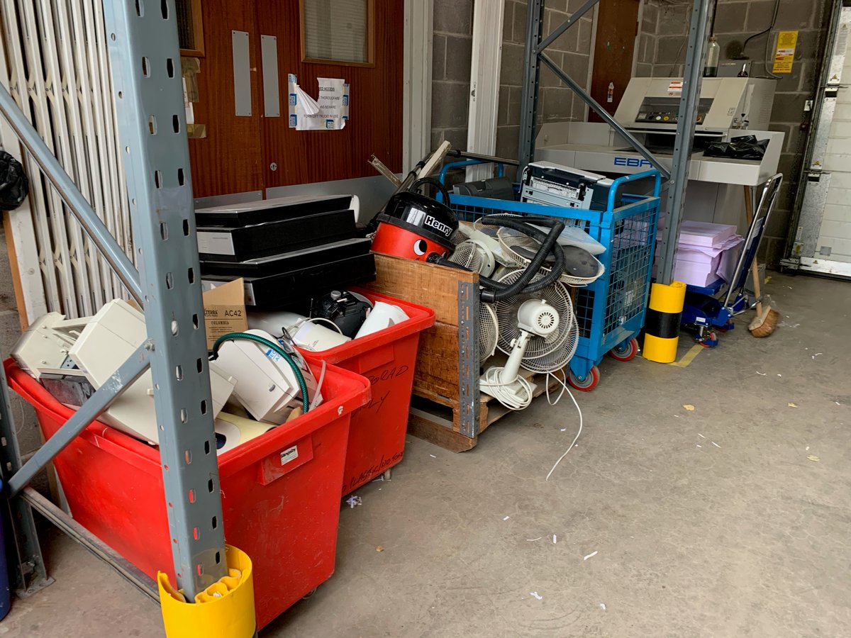 ALHEnvironment1's tweet photo. It was nice to get out with the boys on the collection team. Thank you @wjec_cbac for recycling with us. #Recycle #recycleIT #WEEE #Wasteelectrical https://t.co/AvxWVoFRXN
