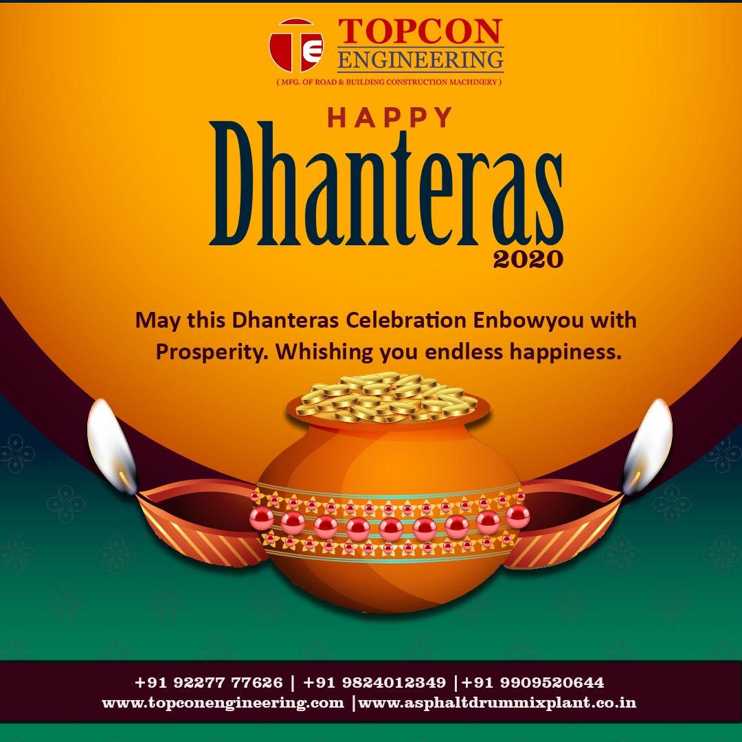 TopconEngineer2's tweet photo. Clean your homes, decorate with candles, make Rangolis and light up diyas as Goddess Lakshmi is about to come. Happy Dhanteras!! https://t.co/cwoG4gKuVW
