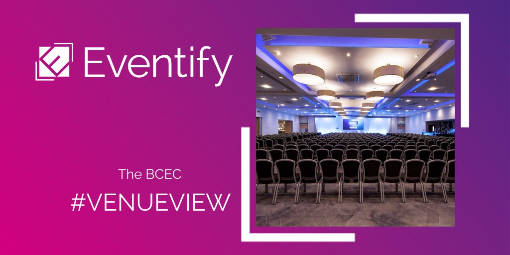 EventifyUK's tweet photo. This week's #VenueView is @bcec_birmingham which has a whopping 26 #meetingrooms on offer. We 💜 this venue because it's perfectly placed for meetings; close to the M6 and New Street train station so it's easy to access for delegates wherever they are travelling from. (1/2) https://t.co/mKGrc5jlwK
