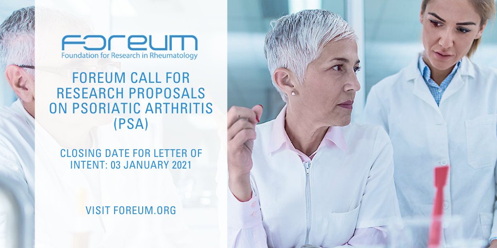 eular_org's tweet photo. π£FOREUM Call for research proposals: #FOREUM primarily encourages collaboration across Europe and therefore requires multi-center project applications involving partners from at least three different countries.
π» Submit now! πhttps://t.co/Ul67JIp02R
#ResearchInRMDs https://t.co/ZDCCGHs9HT
