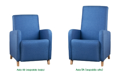 Butacas modelo ASIA. La colección consta de butacas y sofás fabricados con distintos tipos de brazos, patas y dos alturas de respaldo. 
benclinic.es/productos/Mobi…
#SillonesParaMayores