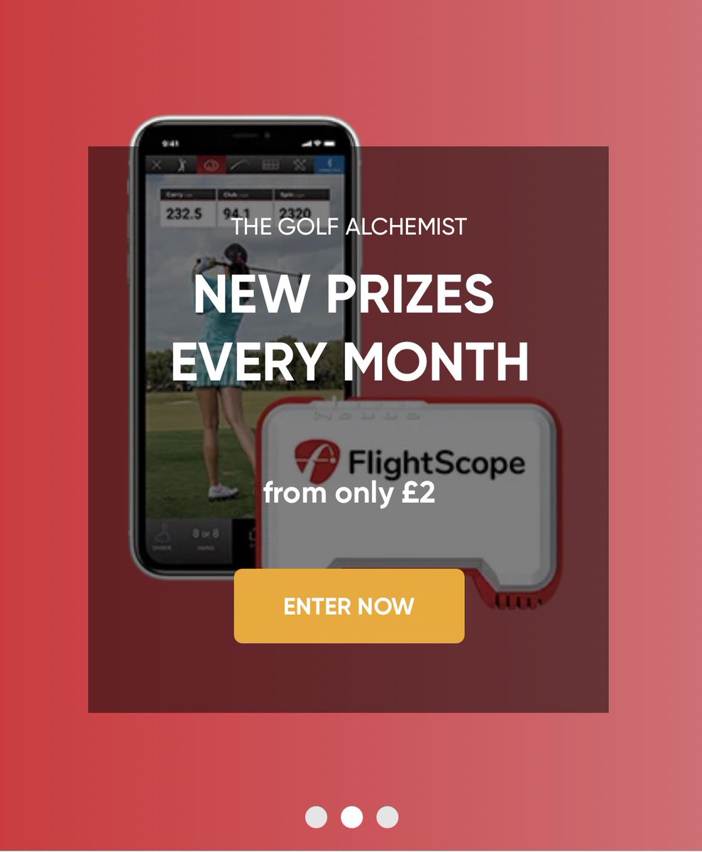 golfalchemist's tweet image. LAUNCH TIME 🚀 
 
What better time to launch than Masters week! 😃
 
Head to thegolfalchemist.com now to get your hands on some amazing prizes for as little as £2! Don’t forget that 10% of all entries goes to this month’s charity!