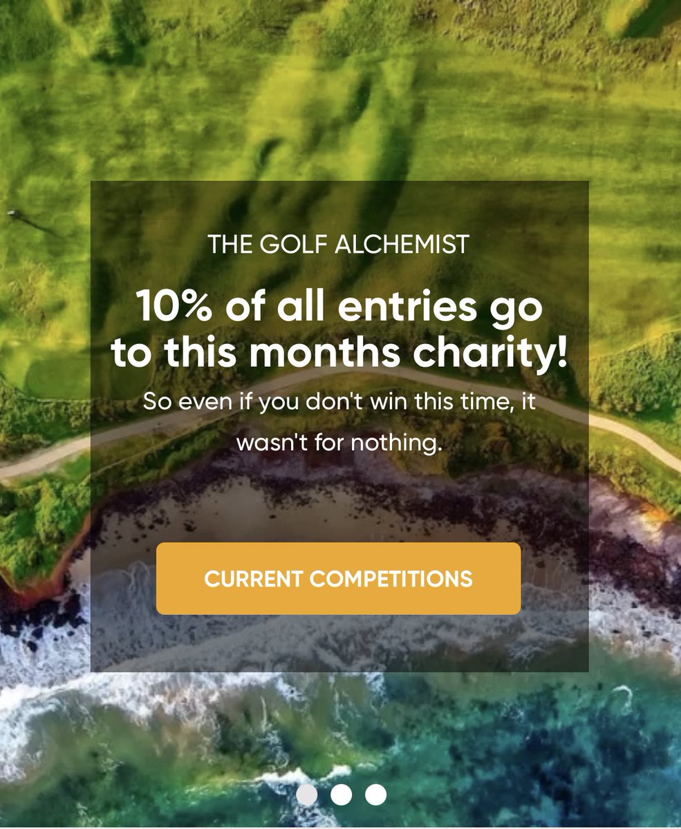 golfalchemist's tweet image. LAUNCH TIME 🚀 
 
What better time to launch than Masters week! 😃
 
Head to thegolfalchemist.com now to get your hands on some amazing prizes for as little as £2! Don’t forget that 10% of all entries goes to this month’s charity!