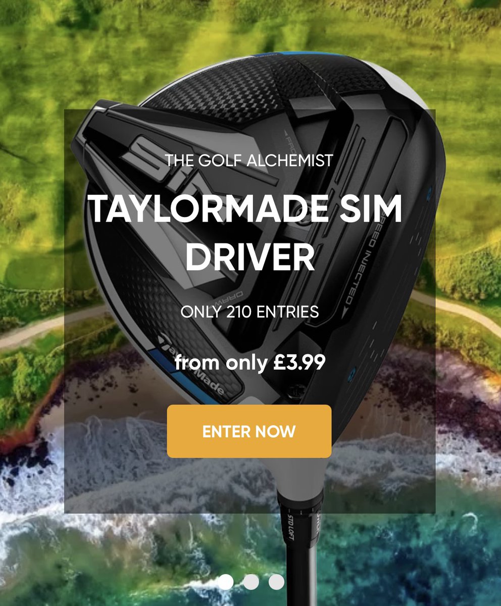 golfalchemist's tweet image. LAUNCH TIME 🚀 
 
What better time to launch than Masters week! 😃
 
Head to thegolfalchemist.com now to get your hands on some amazing prizes for as little as £2! Don’t forget that 10% of all entries goes to this month’s charity!
