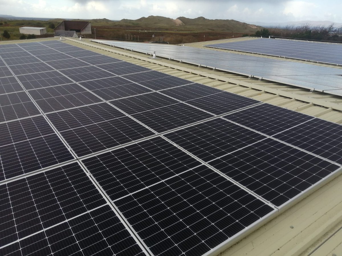 DF_Engineers's tweet photo. Last month a 100kWp Solar PV Array was installed in Finner Camp, Donegal. This is the 11th Solar PV project in the @defenceforces with generating capacity above 1.2MWp. Further solar projects will be one important part of our effort to achieve climate neutrality by 2050 @SEAI_ie https://t.co/S4MMoIJsvc