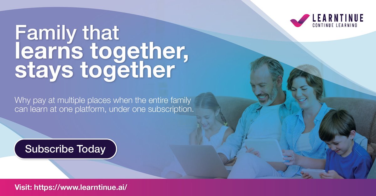 learntinue's tweet photo. Managing several learning platforms can be overwhelming. Join Learnitnue to manage it easily and fulfil learning needs of the entire family at one place under one subscription. Join today: https://t.co/FXOzcVdNlw
#OnlineLearning #LoveOfLearning #OnePlatform #OnlineLearningForAll https://t.co/7qdkrd1nhF