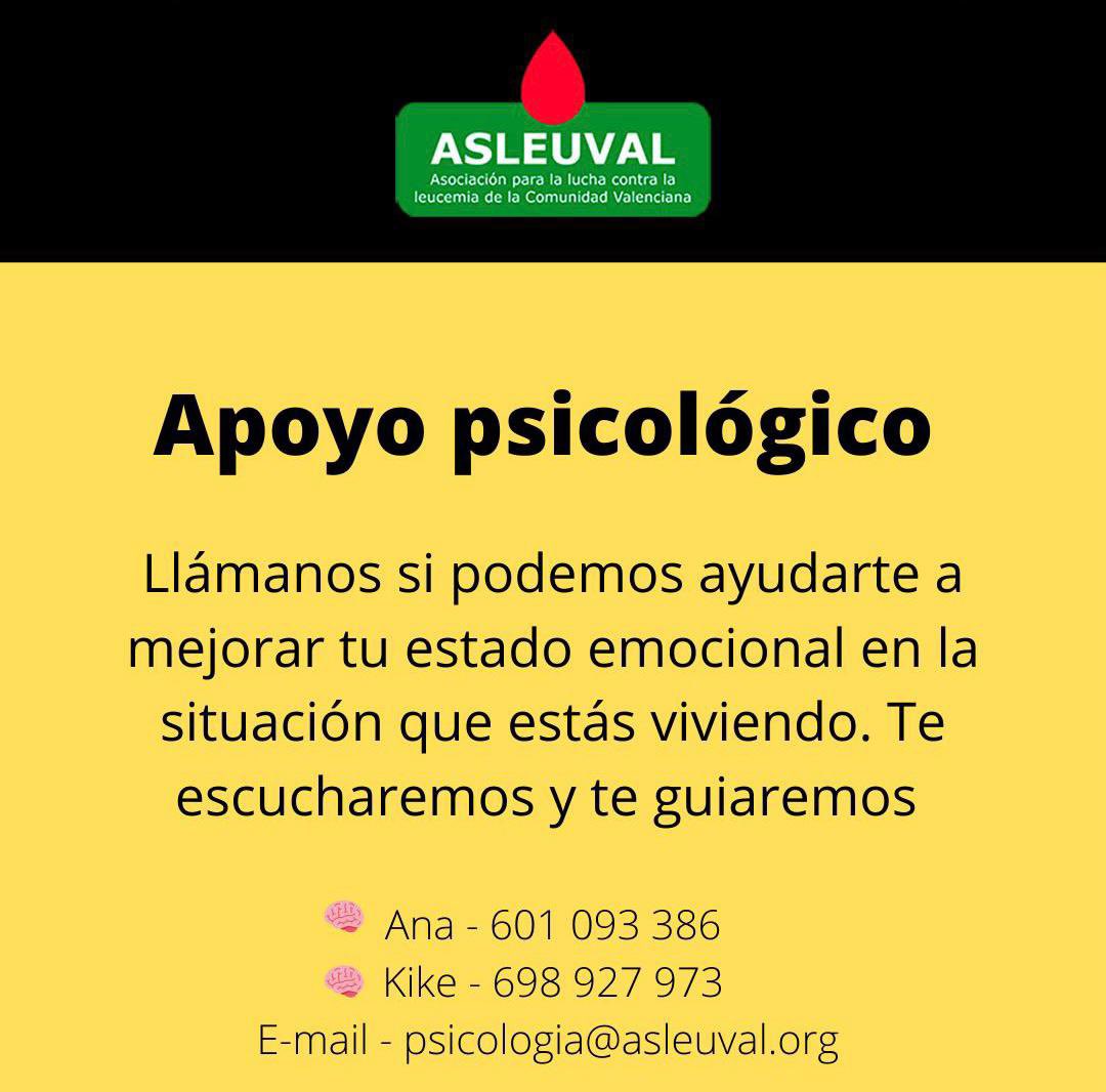 asleuval's tweet photo. Cuenta con nosotros para ayudarte en estos momentos complicados. Seguimos a tu lado. #ayudarte #psicologia #asleuval #pacientesoncohematológicos #estadoemocional https://t.co/bZWB7NOX38