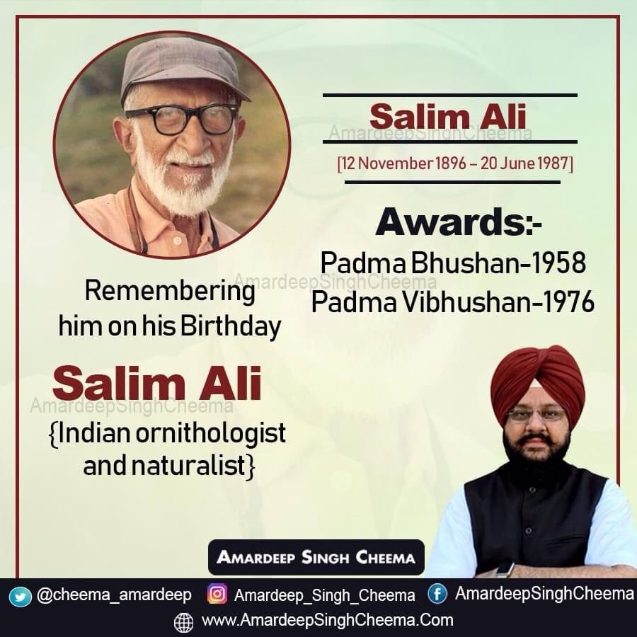 Amardeep Singh Cheema Salimmoizuddinabdulali Was An Indianornithologist And Naturalist Sometimes Referred To As The Birdmanofindia Salim Ali Was The First Indian To Conduct Systematic Bird Surveys Across India And Wrote Amardeep Singh Cheema Salimmoizuddinabdulali Was An Indianornithologist And Naturalist Sometimes Referred To As The Birdmanofindia Salim Ali Was The First Indian To Conduct Systematic Bird Surveys Across India And Wrote
