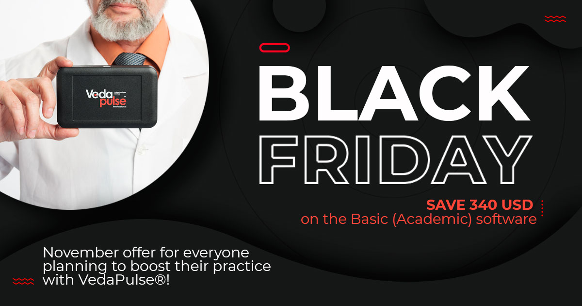 VedaPulse's tweet photo. 🔥November offer for everyone planning to boost their practice with VedaPulse®! By ordering the Basic version of VedaPulse® Professional with additional Constitution module, you save 340 USD on the Basic (Academic) software! https://t.co/yj6QvAO6ei https://t.co/2944Rmw4WC
