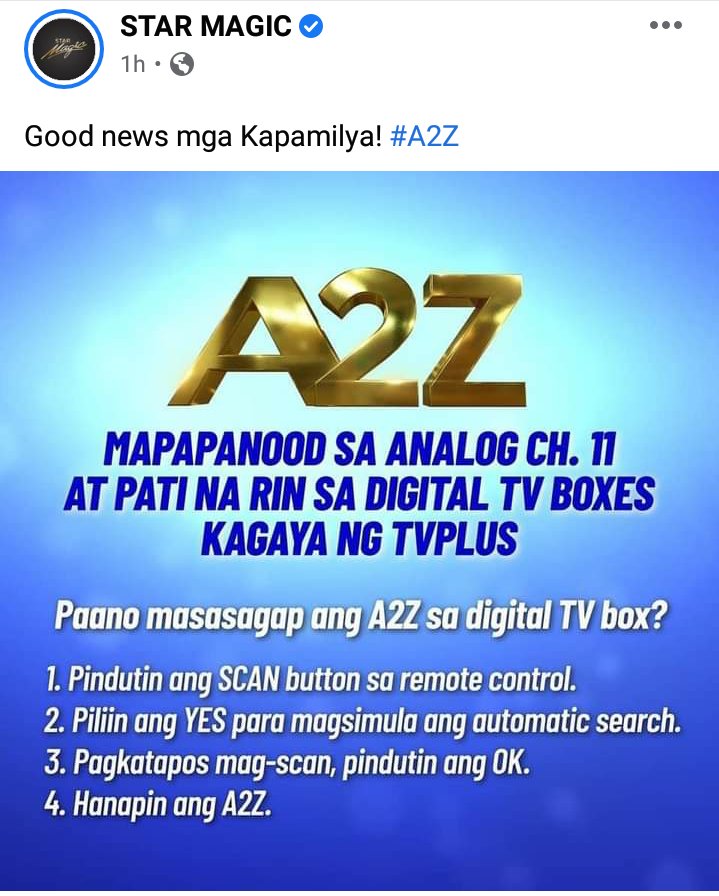ako_flor's tweet photo. Yeheyyy!!!sa wakas magagamit na ulit namin ang ABS CBN TV PLUS salamat po @ABSCBN stay Blessed po
#AZ2 sa #ABSCBNTVPLUS https://t.co/vFLZ7xZyxr