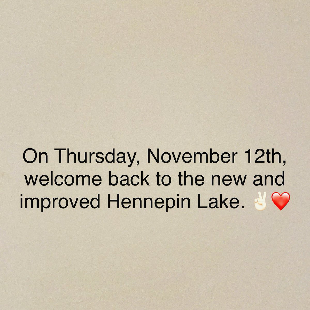 Mon-Sat: 11am-8pm &amp; Sun: 11-4! Cheers! It’s great to be back. #uptown #mpls #reopening #hll