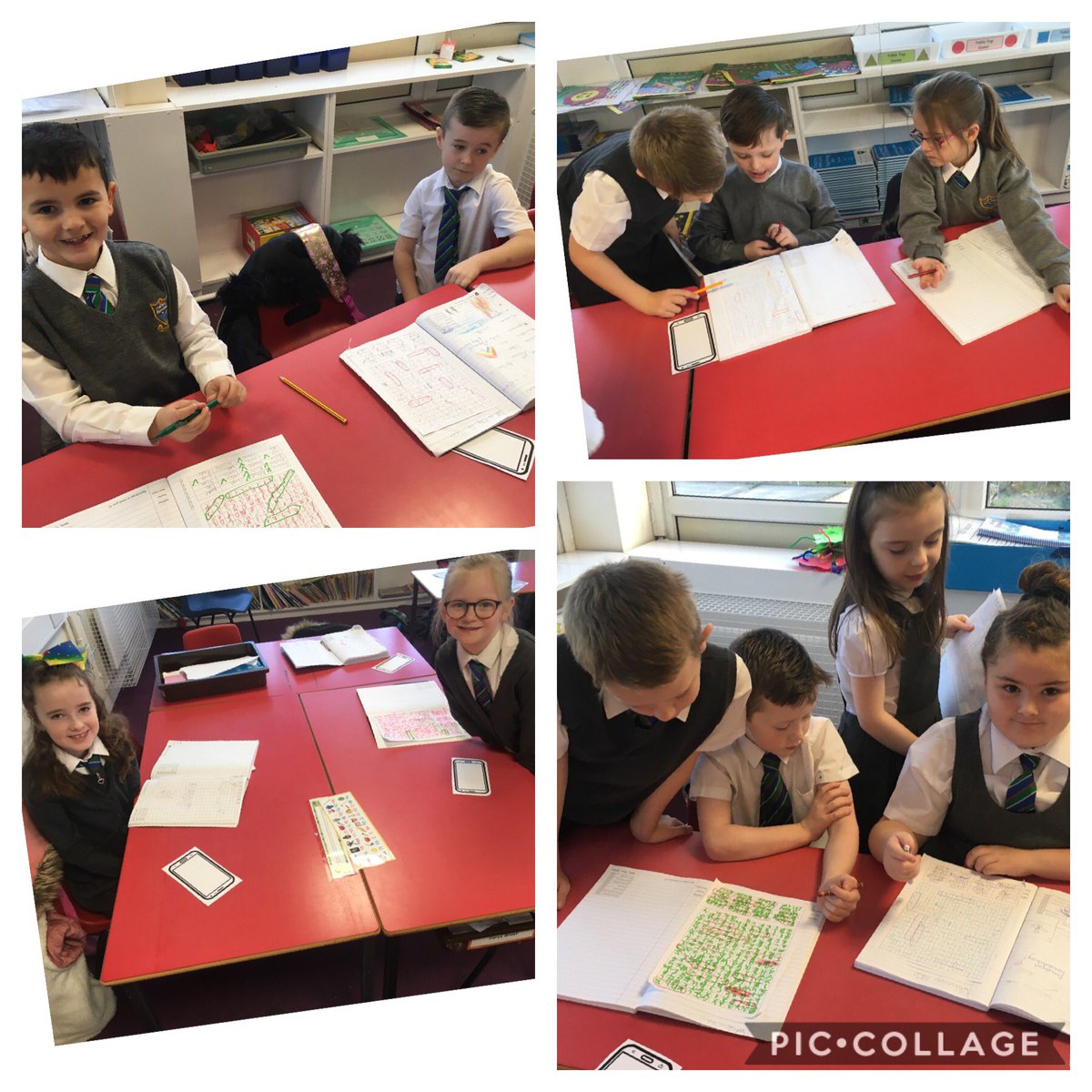 StAugustine_PS's tweet photo. Room 9 revising phoneme and common words by making word searches and texting each other! #icanspell #activelearning https://t.co/Wkqx9mQmKg