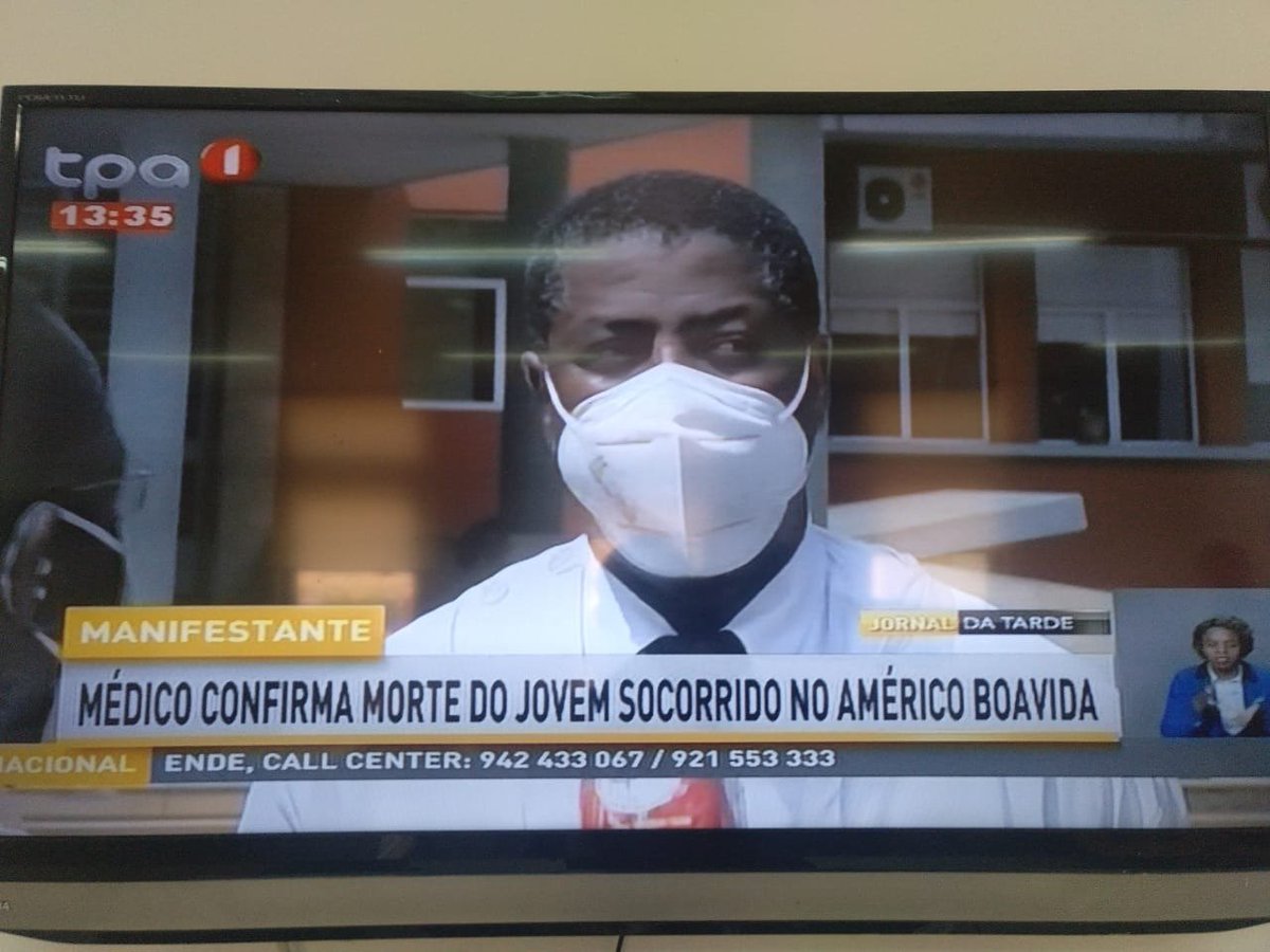 LuatyBeirao's tweet photo. Quando até os mentirosos crónicos da TPA confirmam... é oficial 😢😢😢

#manif11nov 

@jlprdeangola mais haverá. Manifestações é certo. Mortes? Depende de si, você detém a válvula de descompressão. https://t.co/9y0KbRzBBc