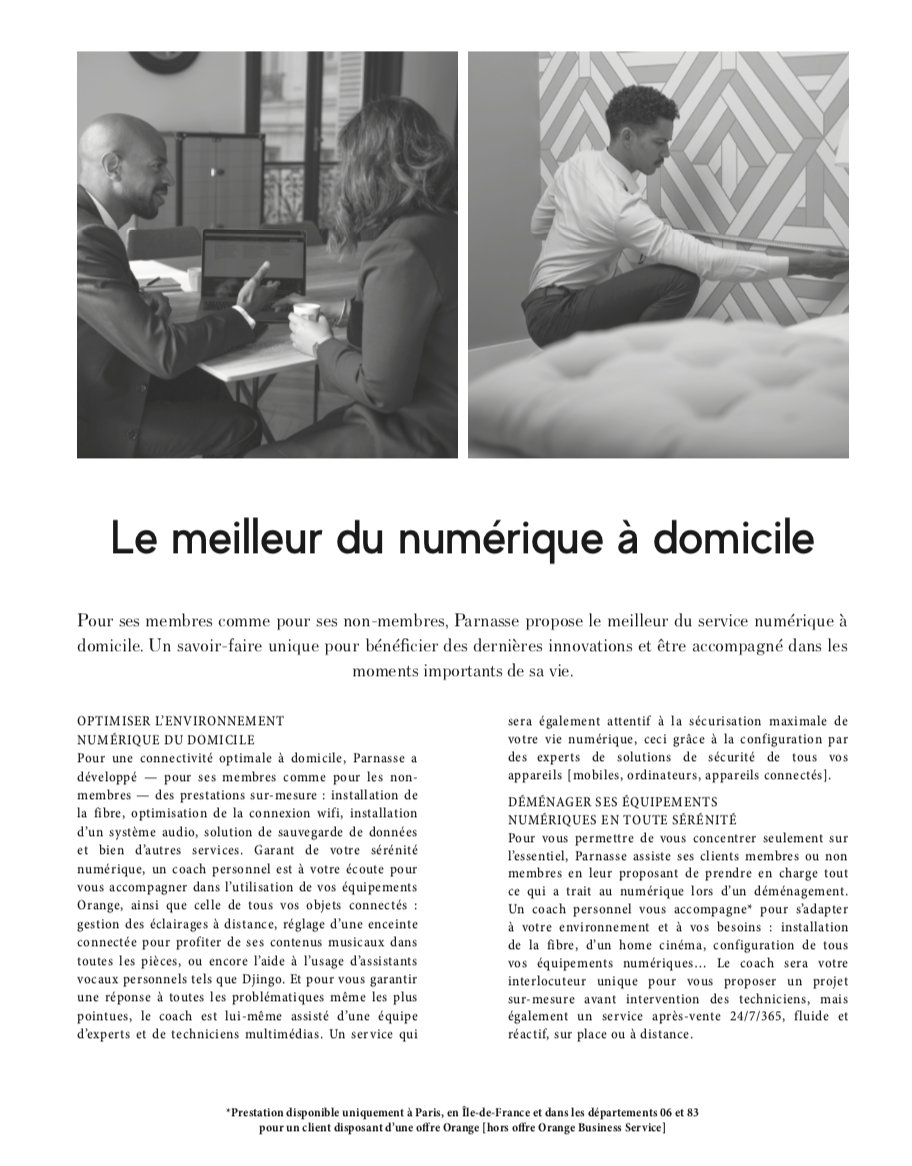 parnasse's tweet photo. « Le meilleur du numérique à domicile » : le magazine de l’agence immobilière de #luxe Barnes met en lumière les prestations d'exceptions @Parnasse : https://t.co/Q6oylfw7cr https://t.co/V5FlQvkeDE