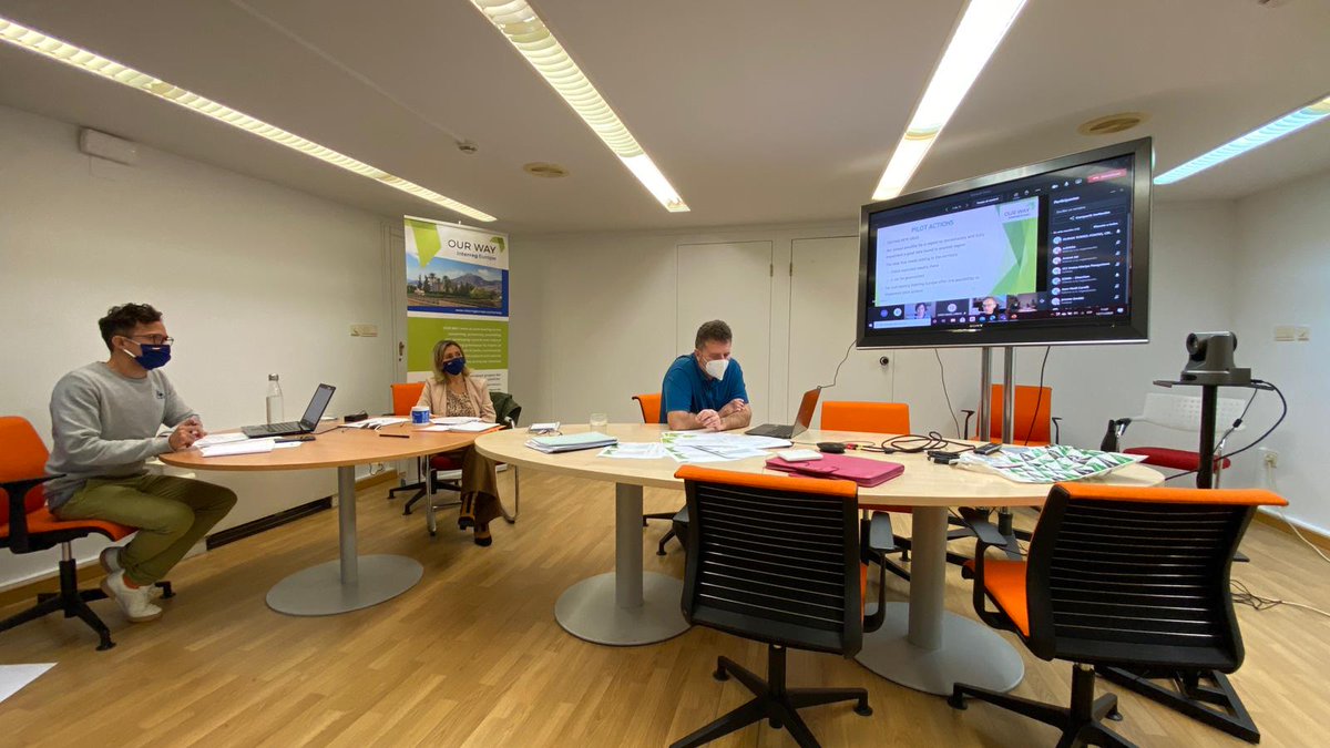 OurWay18's tweet photo. Today we have had the 5th Steering Committee. Partners debated on:
✅ #OurWayProject State of Play
✅ Pilot Actions
✅ Finances
🚴🚴♂️🚴♀️🌲🌲🌲
@interregeurope @EUinmyRegion @GreenwaysEurope @EDRzeszow @NWAssembly @ViasVerdesRM @euinmyregion @EuropeDirectRMu https://t.co/xsHWgZPzj8