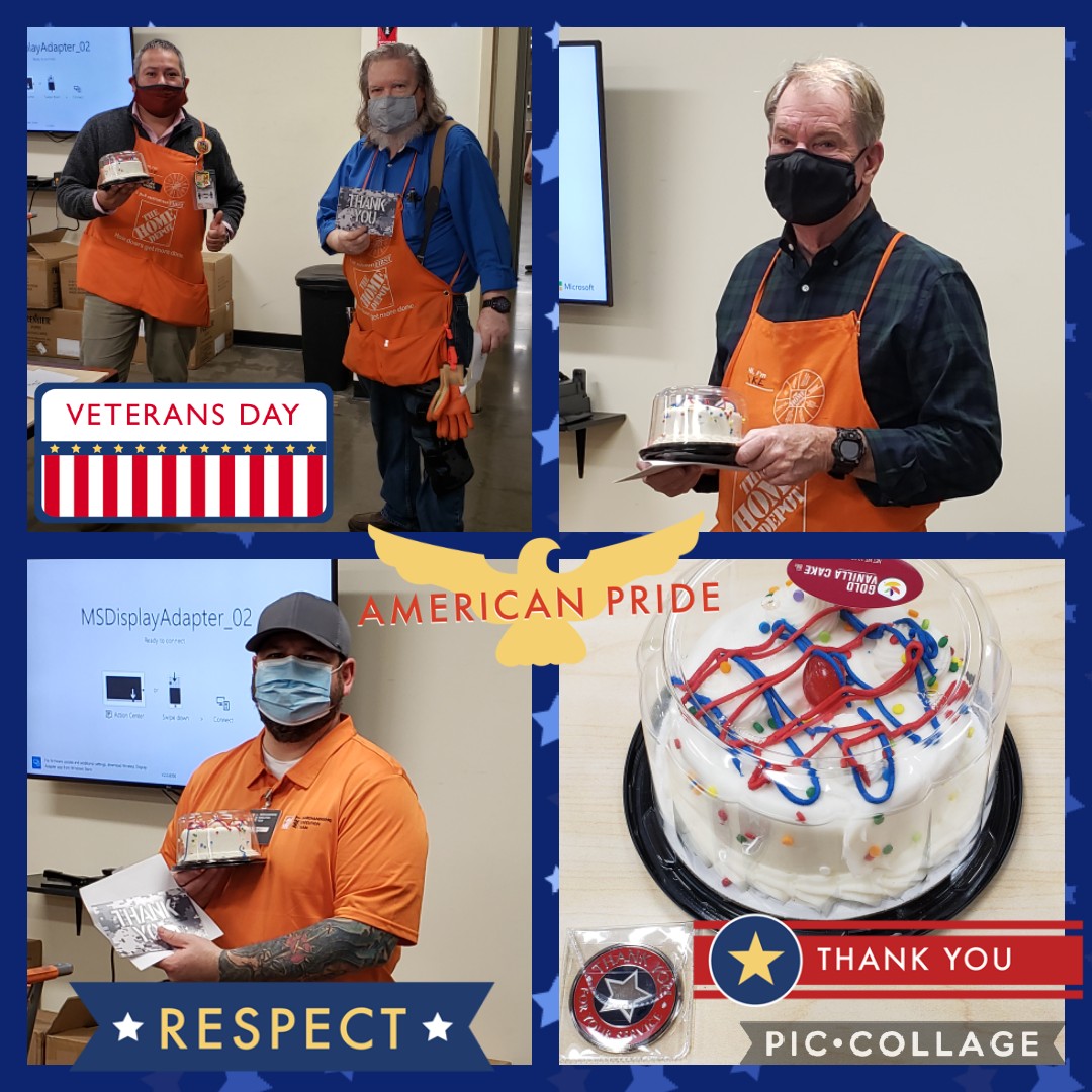 The Home Depot 2559 (@2559homedepot) on Twitter photo Recognizing our Veterans <a href="/2559HomeDepot/">The Home Depot 2559</a>. Just a few of the 13 we owe our gratitude. Ken D-25, Michael D-31 & Bradly MET. Thank you for your service to our great country!🇺🇸 #proud #2559homedepot #orangeveterans #VeteransDay2020 <a href="/jose_montes76/">Jose Montes de Oca</a> <a href="/Katrina_Zeger/">Katrina Zeger</a> <a href="/OrrinBurkett/">Orrin Burkett</a> @thd0063 Recognizing our Veterans <a href="/2559HomeDepot/">The Home Depot 2559</a>. Just a few of the 13 we owe our gratitude. Ken D-25, Michael D-31 & Bradly MET. Thank you for your service to our great country!🇺🇸 #proud #2559homedepot #orangeveterans #VeteransDay2020 <a href="/jose_montes76/">Jose Montes de Oca</a> <a href="/Katrina_Zeger/">Katrina Zeger</a> <a href="/OrrinBurkett/">Orrin Burkett</a> @thd0063