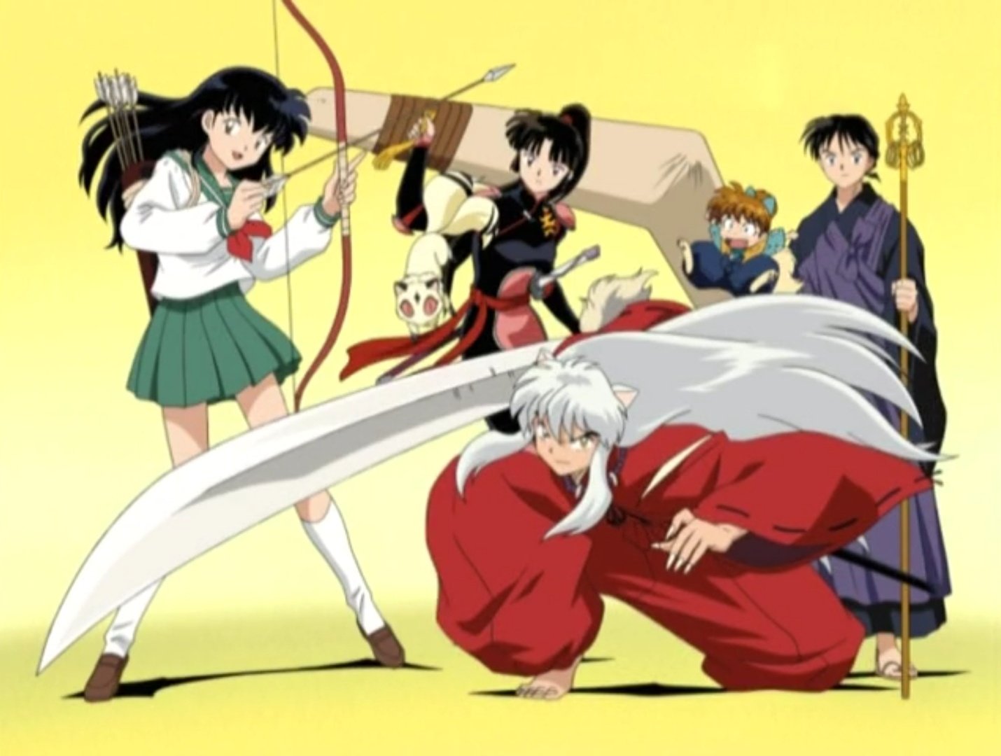 ☆戦国御伽草子～犬夜叉～・セル画＆直筆原画・珊瑚：七人隊邪骨