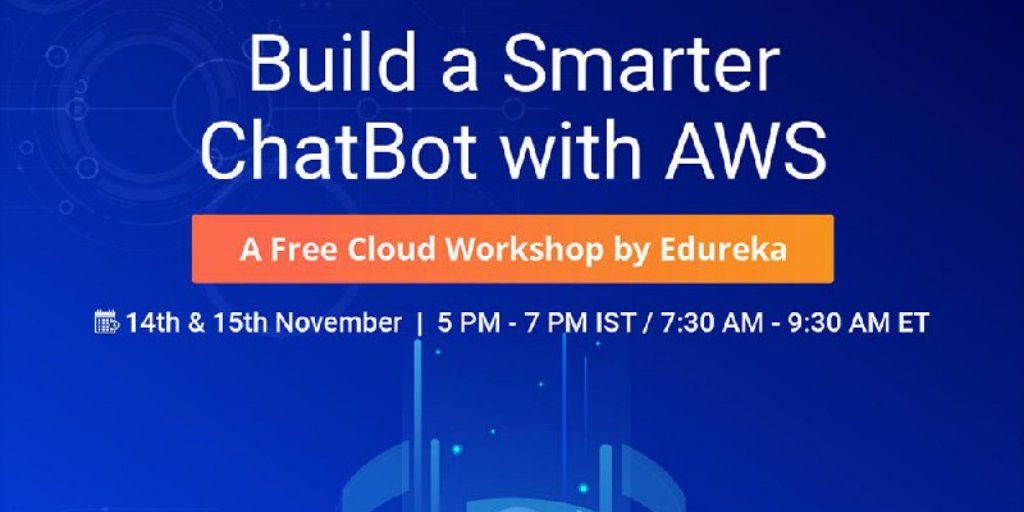 sanrana's tweet photo. Guess What??

FREE 2 Day online certification #workshop where you will master #CloudComputing.

Date &amp; Time: 14 &amp; 15 Nov

Book now - https://t.co/HJdc5L40IJ

Register Here - https://t.co/mpmVxqyCBe

#ZLF #blockchain #crypto #AmazonWebServices #Cloud #Tech #Amazon https://t.co/RCbdLMG8hy