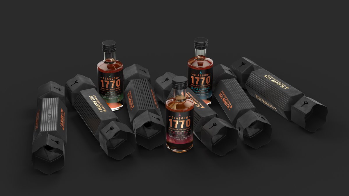 GLASGOW 1770 SINGLE MALT CRACKERS GIVEAWAY🎉🎄

To win 3 X Glasgow 1770 Single Malt Crackers (The Original, Peated &amp; Triple Distilled), simply:

🥃 Make sure you follow <a href="/1770Whisky/">Glasgow 1770 Single Malt Scotch Whisky</a>  
🥃 Make sure you re-tweet this post

View gifting here: bit.ly/2UktCL3 

*Ends 17th Nov*