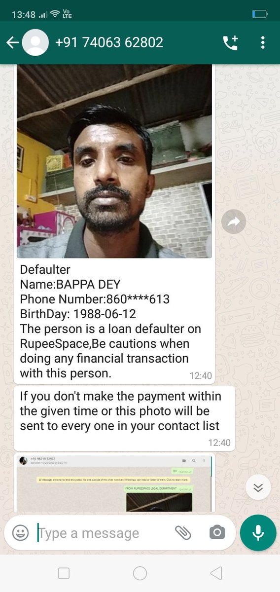 BAPPADE69324979's tweet photo. @RBI @nbfc_company @JAIJANSHAKTI  @livemint @SaveThemIndia  I am taking loan from rupee space online loan application 5000 but repayment due 2-3 days regarding my wife suffer lever degiesh I am not make repay after that recovery against shearing my photo my all cuntest number https://t.co/HGeuTgumhq