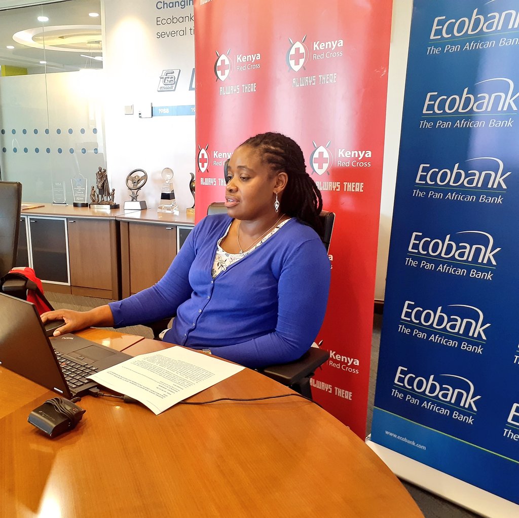 KenyaRedCross's tweet photo. "Our priority on NCDs is health promotion, increased screening, accessible treatment &amp; holistic management of NCDs. We collaborate with @MOH_Kenya to support capacity building of health care workers and equipping of health facilities." @AnnetteMsabeni #EcobankDay2020 https://t.co/sfjvPVzYdn
