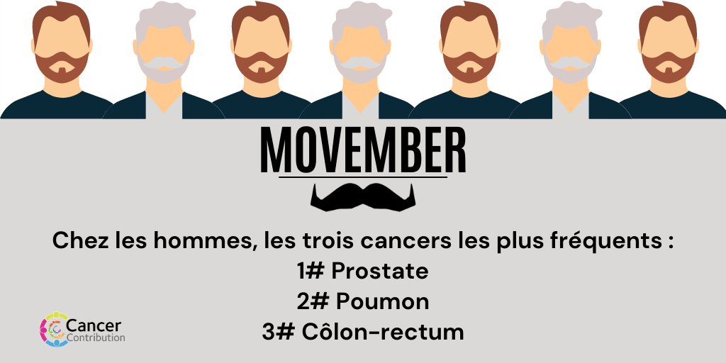 cancercontrib's tweet photo. [Sensibiliser]
📢 C'est le #Movember les hommes à vos moustaches❗️
Pourquoi ❓ 
Pour #sensibiliser la population à la #santémasculine, et en particulier aux #Cancers qui touchent les #hommes comme le cancer de la prostate et le cancer des testicules 👨
@cerhomasso #Anamacap https://t.co/4ViBkHCsUh