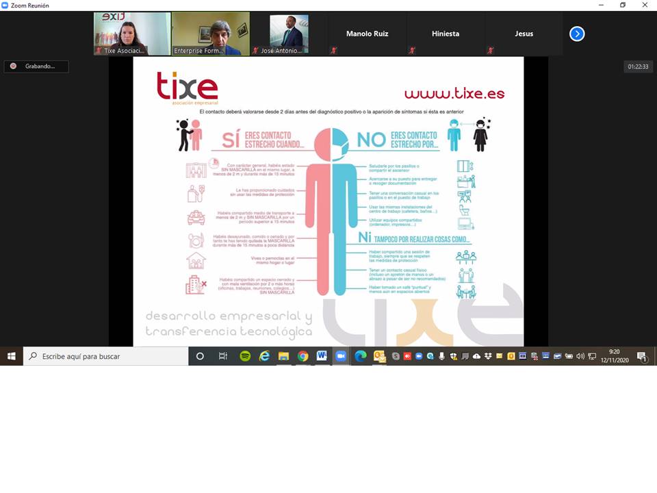 En plena celebración de la formación Prevención de Riesgos Laborales. Nueva situación ante la COVID-19. Impartida por Juan Gallardo, director territorial de <a href="/mpeprevencion/">Grupo MPE</a> 

#JuntosSumamos