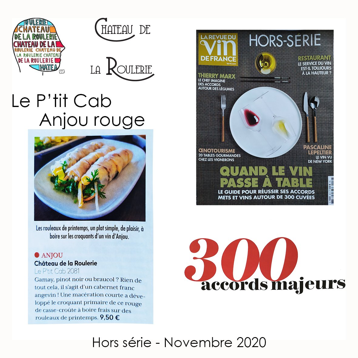 Millésime très précoce merci <a href="/LaRVF_mag/">La Revue du vin de France</a> 
#anjou #cabernetfranc #roulerie