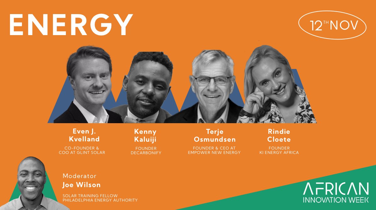ia_global1's tweet photo. 🟠 Live at 10:00 (CET)
Tune in for  #AIW2020 to discuss the future of energy in Africa and the challenges of having sufficient energy sources in the era of climate change and green energy. https://t.co/iVzPFuhabS