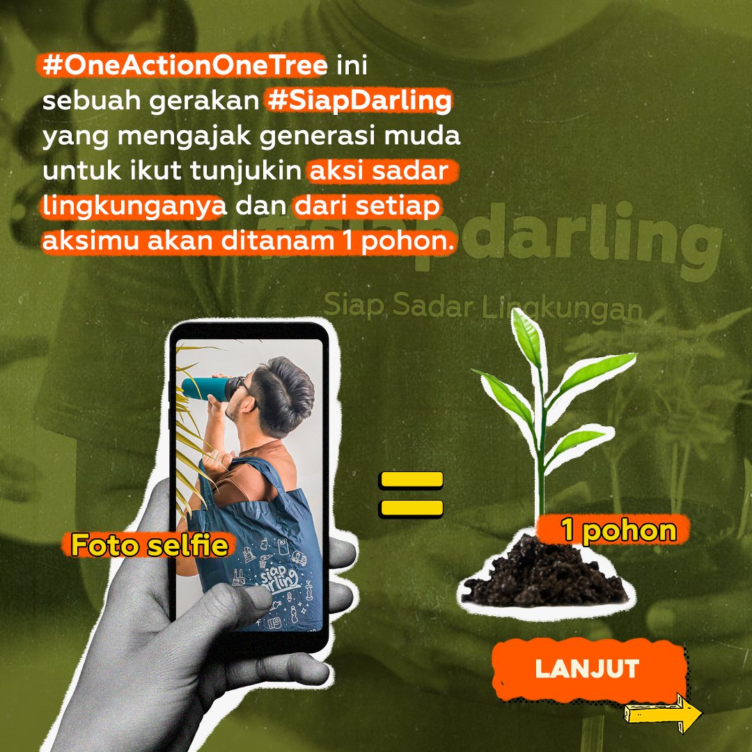 siapdarling's tweet photo. Semakin banyak #AksiDarling yang kamu share ke media sosial #SiapDarling udah pasti nambah bibit pohon buat ditanam di Kawasan Pegunungan Patiayam, Kudus. Mimin tunggu ya!
#siapdarling #aksidarlingRatuBokoCandiIjo #darlingsquad #cintalingkungan #OneActionOneTree #menanam #pohon https://t.co/P6KsoYtt0S