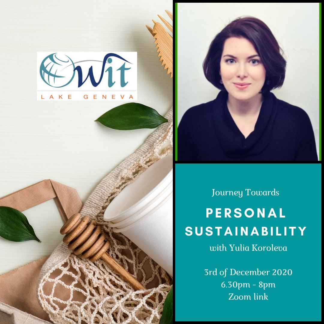 What is Personal Sustainability? 
Our next workshop will be a Road Map towards Personal Sustainability.

 Participants will have a look at different ways to embrace sustainability individually.

Sign up today! 
bit.ly/2Iu36MC