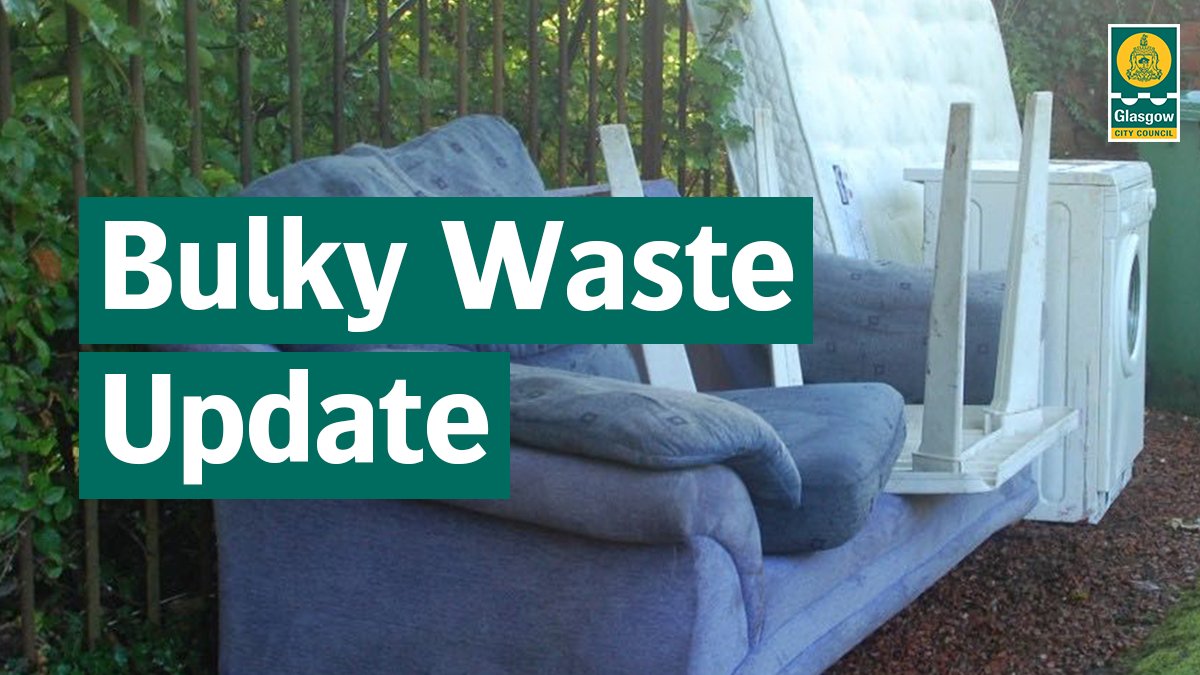  From the beginning of December, the Bulky Waste service will restart as a request-only service.The pandemic has been an exceptionally tough time for everyone and we are grateful for the resilience shown by residents while the bulk-uplift service has been suspended  (1/5)