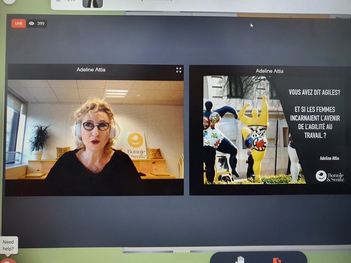 krustul's tweet photo. #oad2020 GO pour le lancement du 3ème Orange Agile Day tout à distance ! 👏👏👏

Ouverture avec @Adeline_Attia "Vous avez dit #agile? Si les #femmes incarnaient l'avenir de l'agilité au travail?" https://t.co/XC2HrNbb5o