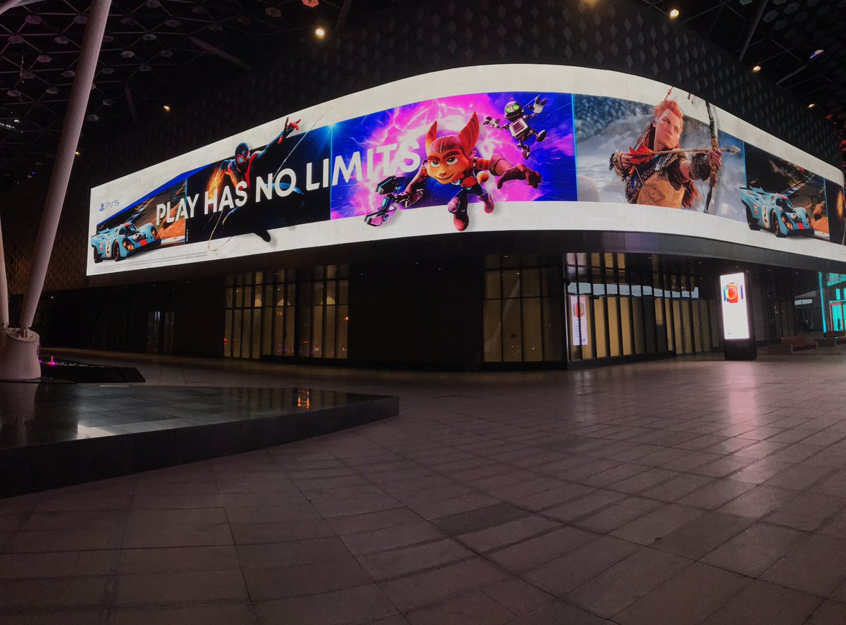 GamesConME's tweet photo. Spotted at City Walk, Dubai is definitely ready for the PS5 launch next week! Are you guys ready? 7 days left! 😎🎮 https://t.co/7fZkSG313V