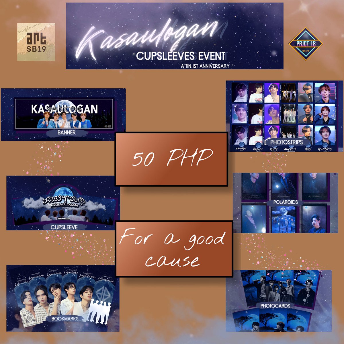 prjct18's tweet photo. 𝐊𝐀𝐒𝐀𝐔𝐋𝐎𝐆𝐀𝐍: 𝐂𝐮𝐩𝐬𝐥𝐞𝐞𝐯𝐞 𝐄𝐯𝐞𝐧𝐭
𝒜’𝓉𝒾𝓃 𝒜𝓃𝓃𝒾𝓋

A small help can mean a lot. We and @DesignsSB19 will start a fundraising project. Profits will go to #UlyssesPH victims. 

Earn inclusions for a good cause.

Details in the form.
https://t.co/ga1cO6YvCc https://t.co/tQa5YusLlR
