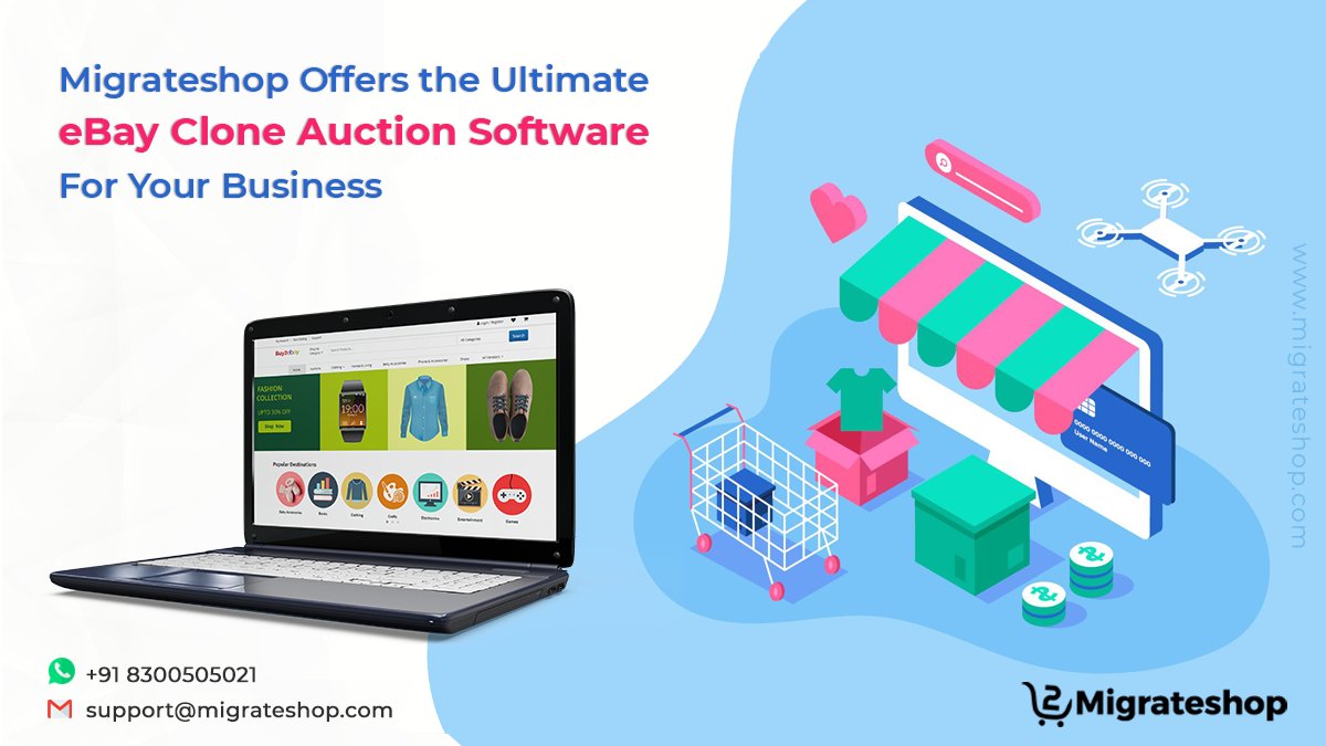 migrateshop's tweet image. Migrateshop Offers the Ultimate eBay Clone Auction Software For Your Business
More Details: bit.ly/2SXotcj
#eBay #ebayclone #ebayclonescript #auctionscript #ecommerce #B2C #marketplace #Trending #startup #entrepreneur #onlineauctionscript #buy2ebay