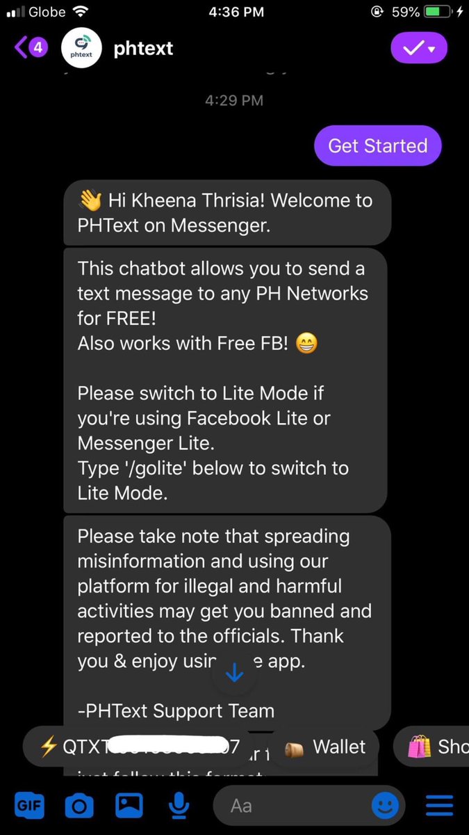 swiftslivia's tweet photo. ‼️FOR THOSE WHO ARE IN NEED OF LOAD FOR TEXTS BUT DON’T HAVE ANY LOAD‼️

Hello, guys! Try sending a message to phtext Messenger Bot on Messenger. You can send texts there for free.

You can’t text short messages and there’s a maximum of 180 characters per text.

#UlyssesPH https://t.co/Vx2sZA0jkX